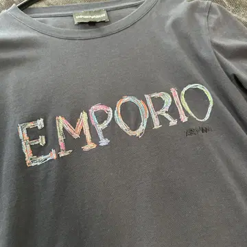 EMPORIO ARMANI 네이비 T셔츠 S