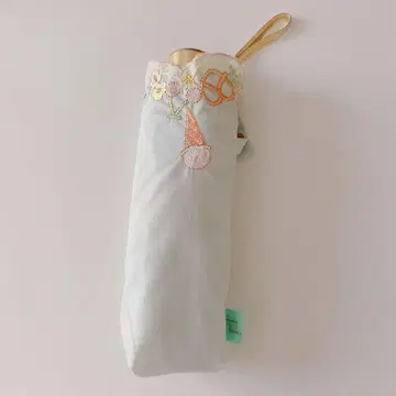 프랑슈리페 양산 우천 겸용 아이스크림 자수 패턴 색스,