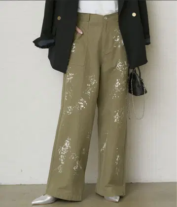 [기간 한정 거의 반값] Loungedress 페인트 팬츠