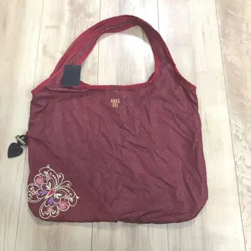 ANNA SUI 빨간색 에코백 나비