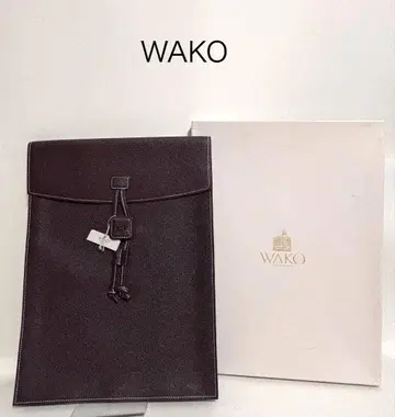(새 상품) WAKO A4 봉투형 가죽 서류 케이스