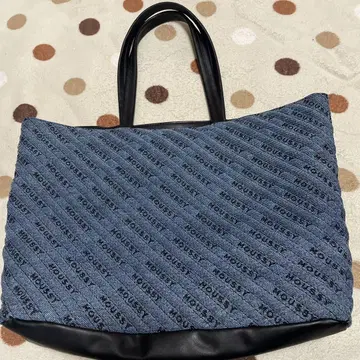 MOUSSY 데님 A4 토트백