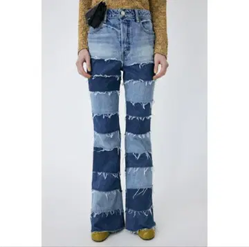MOUSSY BLOCK PATCHING HW 플레어(플레어 데님)