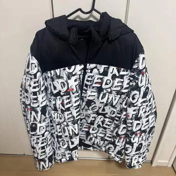 FRFEDEE 그래픽 프린트 나일론 자켓 L