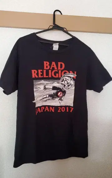 BAD RELIGION 2017년 일본 투어 티셔츠 L 사이즈