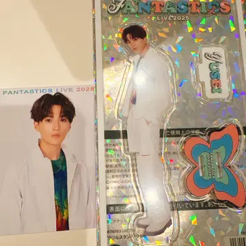 FANTASTICS 아크릴 스탠드 포토 카드 야기 유세이