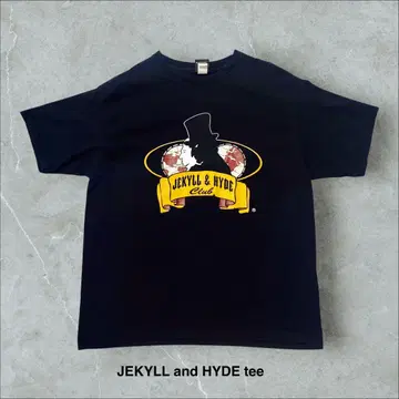 JEKYLL and HYDE 양면 티셔츠 소설 영화 아트 그래픽