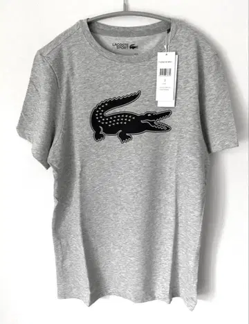 미사용 새상품 LACOSTE 그레이 티셔츠 사이즈 3