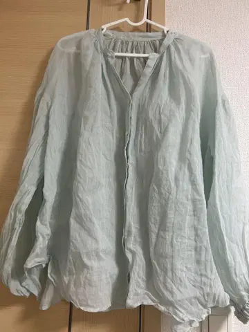 SLOBE IENA 라미 스키퍼 셔츠 그린