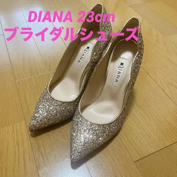 [새상품급] DIANA 다이애나 글리터 펌프스 23cm 결혼식