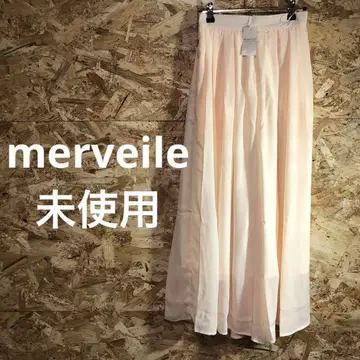 [ 7205번 ] merveile 가우초 팬츠 미사용 크림색 봄/여름