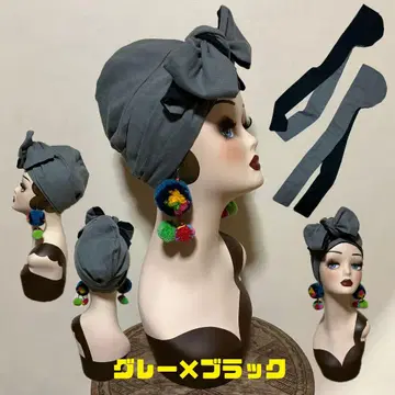 케어 모자 더블 거즈 모자 터번 헤어 터번