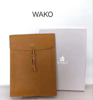 (새상품) WAKO A4 봉투형 가죽 서류 케이스