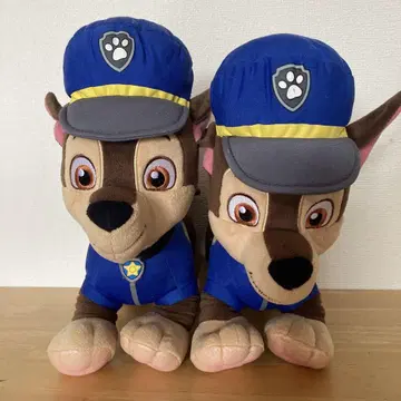 파우 패트롤 봉제 인형 체이스 2개 세트
