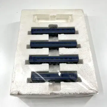 철도 모형 N게이지 여객차 블루 트레인 4량 세트