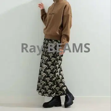 새상품급 Ray BEAMS / 파일 자카드 타이트 스커트
