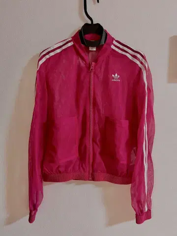새상품급! 협의 가능! adidas 핑크 메쉬 자켓 XS
