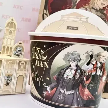 7점 KFC 알하이탐 카베 아크릴 스탠드 캔뱃지 카드 가면