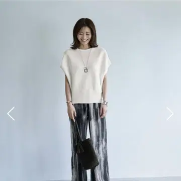 스타일 델리 라운드 쉐이프 썸머 니트