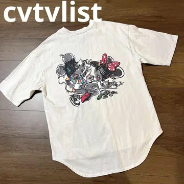 가격 대폭 인하 새상품급 cvtvlist 미키 오버 사이즈 티셔츠 초기