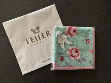 새상품 페이러 FEILER 타월 손수건 몽쁘띠민트 핑크 기프트