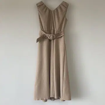 아나이 베이지 슬리브리스 롱 원피스 사이즈 34