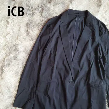 iCB 자켓 컬러 네이비 9호 손세탁 가능 안감 없음