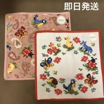 새상품 페일러 손수건 참참하이디데이 하이디페이즐리 핑크