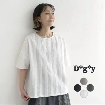 택 포함 새상품 D*g*y dgy 핀턱 블라우스 화이트 M