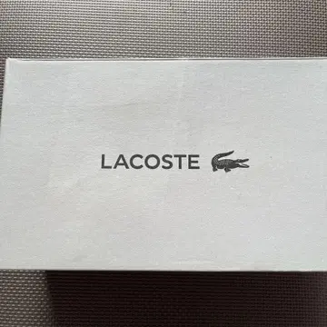 LACOSTE 블랙 스니커즈