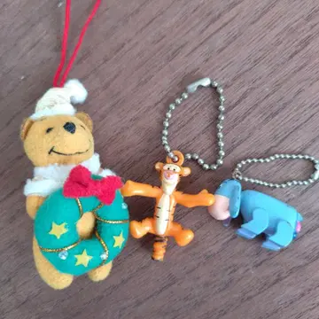 [곰돌이 푸] 헤이세이 레트로 푸 티거 이요르 키링