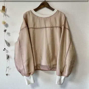 [미사용 새상품] FREAK'S STORE 오간자 맨투맨