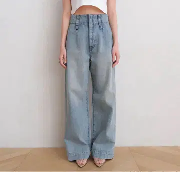 인기 완판 시루무린 searoomlynn 하이웨스트 Denim 트라우저