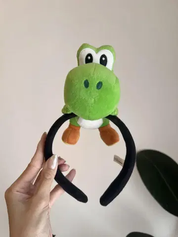 요시 머리띠 봉제 인형