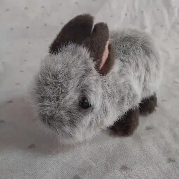 요시토쿠 리쿠노나카마타치 토끼 봉제 인형 그레이