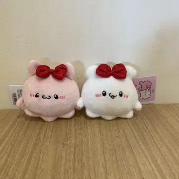 러브이즈 최애 컬러 리본 마스코트 키체인 2종 세트