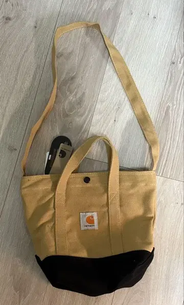 Carhartt 토트백 베이지/블랙