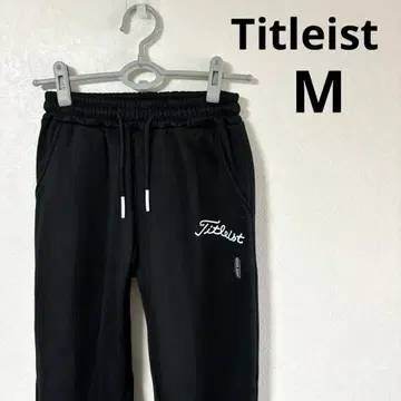 titleist 타이틀리스트 팬츠 로고 프린트 블랙 M