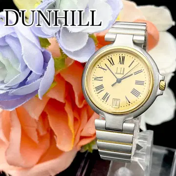작동 DUNHILL 던힐 밀레니엄 손목시계 새 배터리 남성용 F62