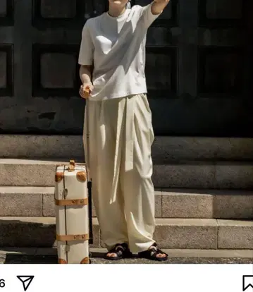 deres 5th 드레이프 팬츠 에크루 size1