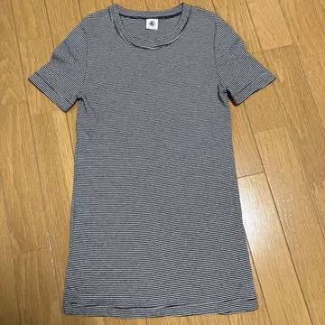 PETIT BATEAU 스트라이프 반팔 티셔츠 XS