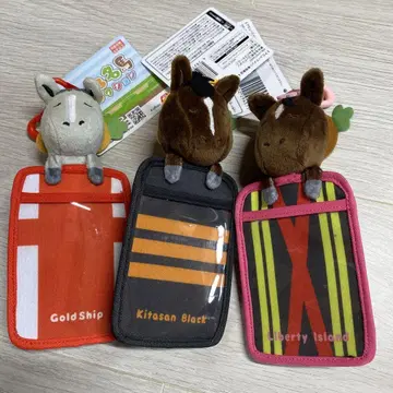 꿈꾸는 명마 컬렉션 봉제 인형 패스 케이스 전종 세트