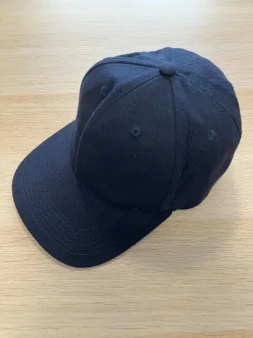 MADE IN USA 무지 스냅백 캡 네이비