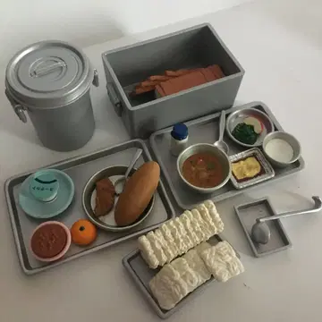 리멘트 학교 급식 급식 쁘띠 샘플 시리즈