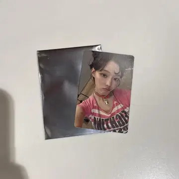 aespa 윈터 타워 레코드 dirty work 트레이딩 카드 시리얼