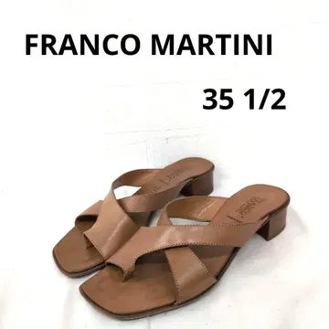232 FRANCO MARTINI 플립플랍 베이지 35 1/2