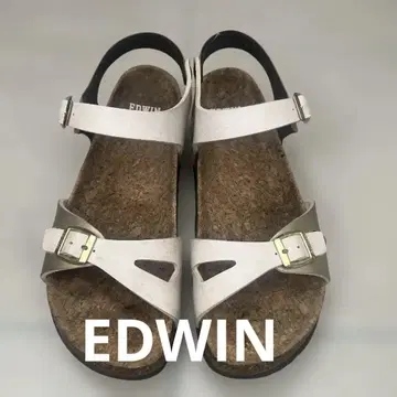EDWIN 화이트 스포츠 샌들