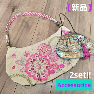 [새상품] 숄더백 클러치백 에스닉 Accessorize