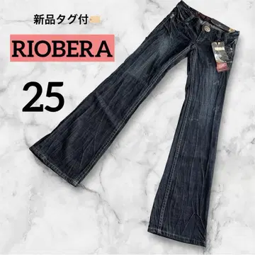 새상품 택 포함 RIOBERA 리오베라 청바지 데님 스컬 25