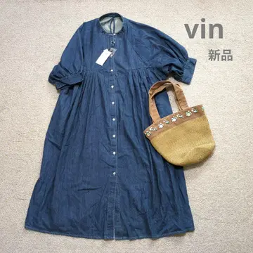 새상품 vin 스콧 클럽 야마다야 데님 원피스 넉넉한 스타일